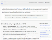Tablet Screenshot of engineeringdegree.org